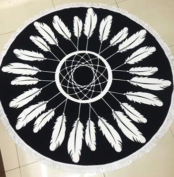 Round Anchor Beach Towel