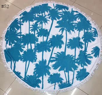 Round Anchor Beach Towel