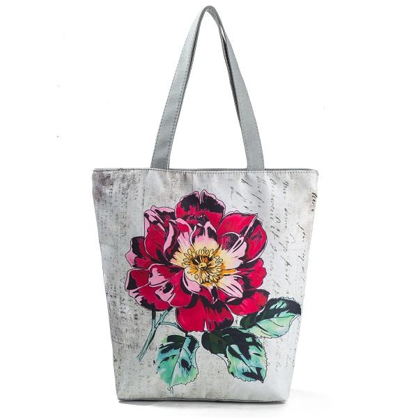 Floral Design Beach Bag