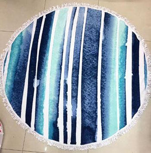 Round Anchor Beach Towel