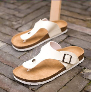 Women's Cork Beach Flip Flops