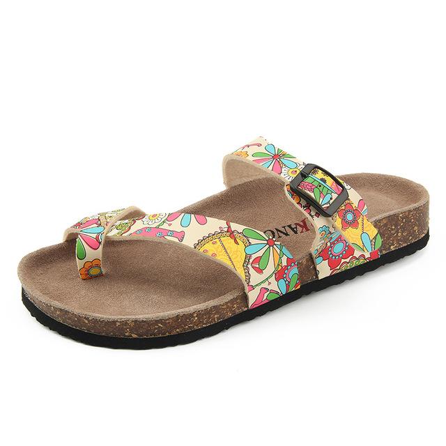 Womens Cork Flip Flops